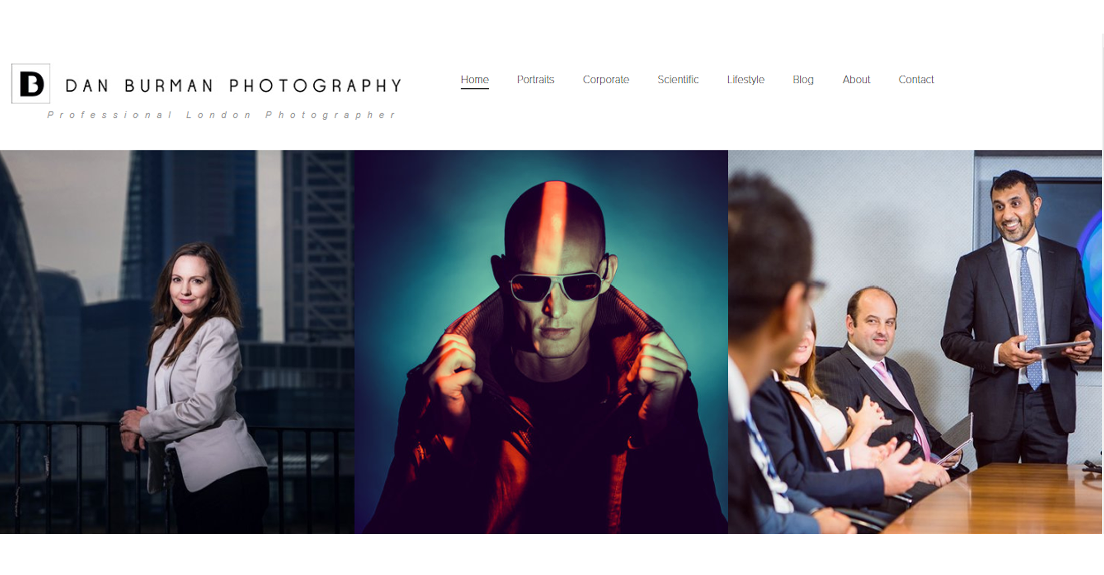 photography web design